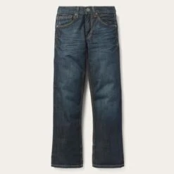 Stetson Men's 1312 Fit Jeans With A Pieced Back Pocket