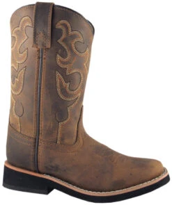 Smoky Mountain Toddler's Pueblo Leather Cowboy Boot