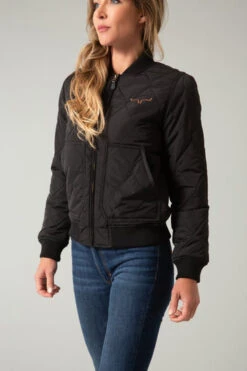 Kimes Ranch Ladies Marinos Bomber Jacket -Apparel and Gear Shop marinos bomber black jacket womens 5 360x b90207df a68d 46b6 8356 30adf184c490